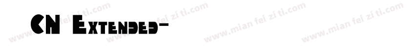 有愛鋭方 CN Extended字体转换